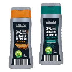 LACURA 3 in 1 Shower & Shampoo
