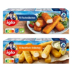 IGLO Backfisch-Stäbchen / Fischstäbchen