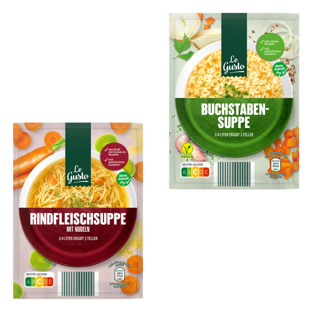 LE GUSTO Beutelsuppe