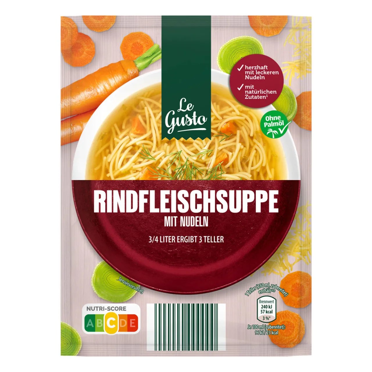 LE GUSTO Beutelsuppe