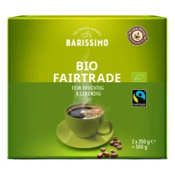 BARISSIMO Bio-Kaffee, Fairtrade