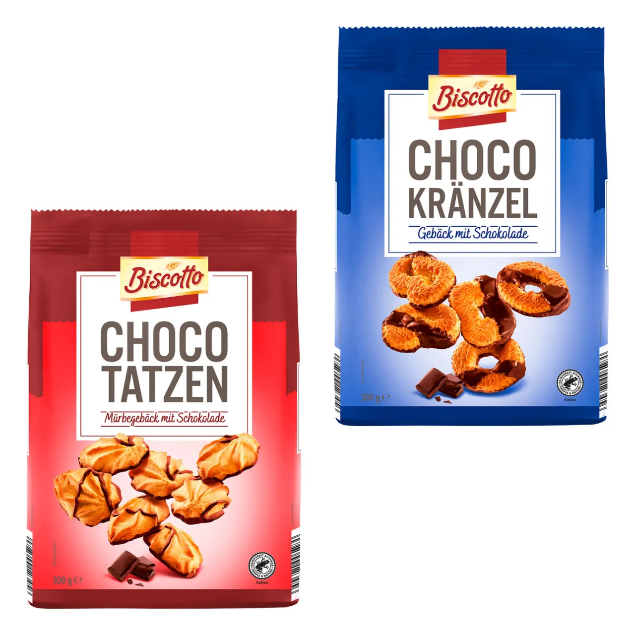 BISCOTTO Choco Kränzel / Choco Tatzen