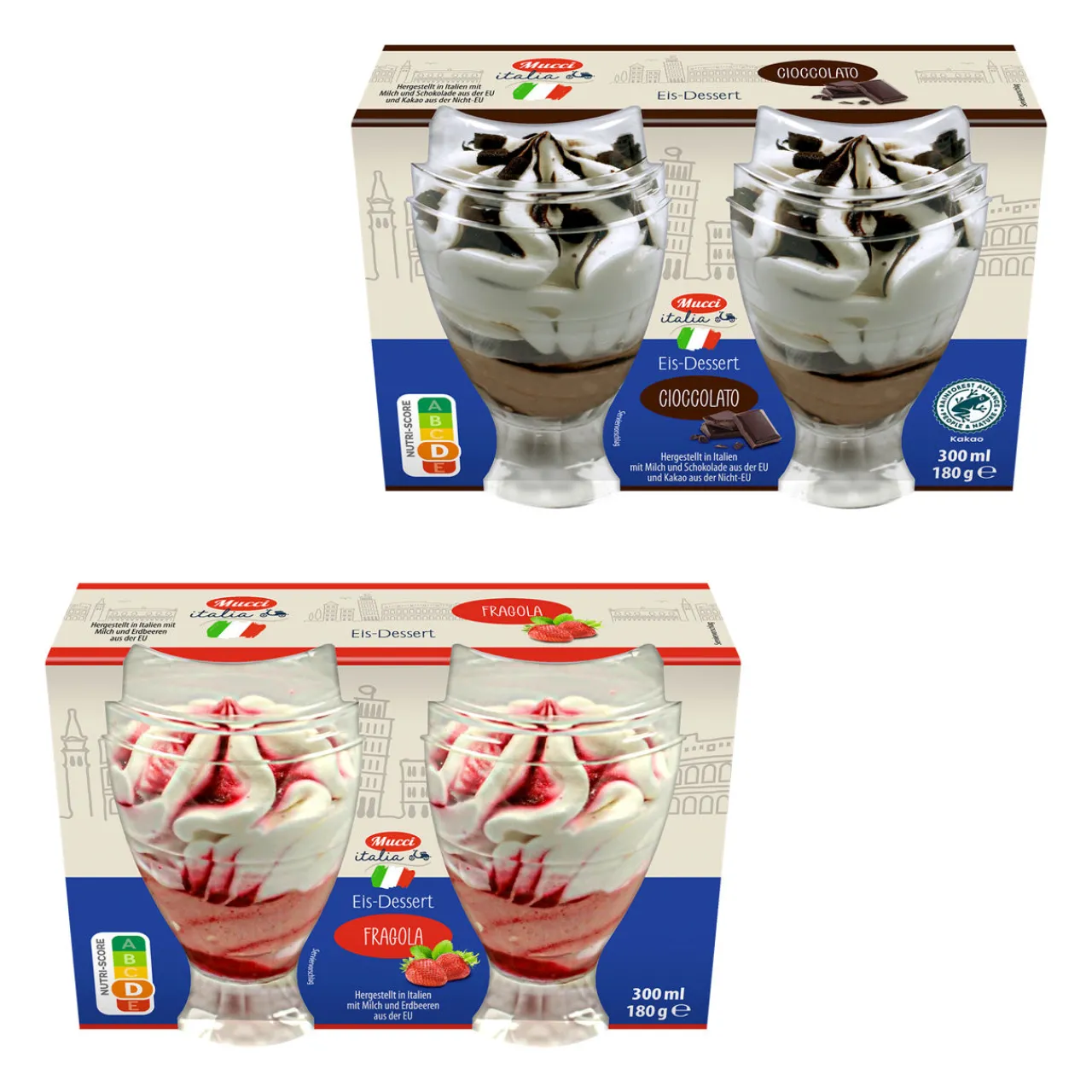 MUCCI Eisdessert im Becher