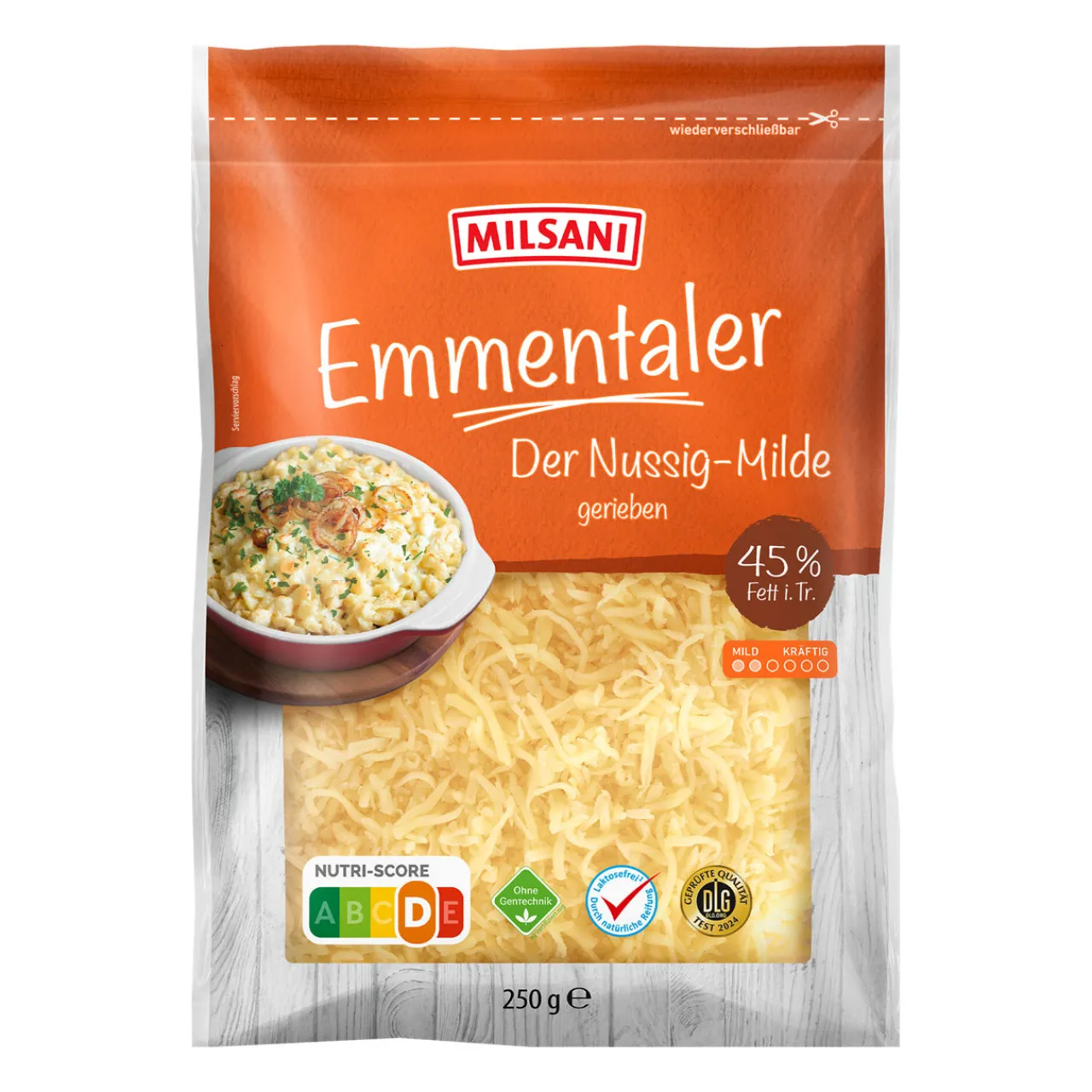 MILSANI Emmentaler gerieben