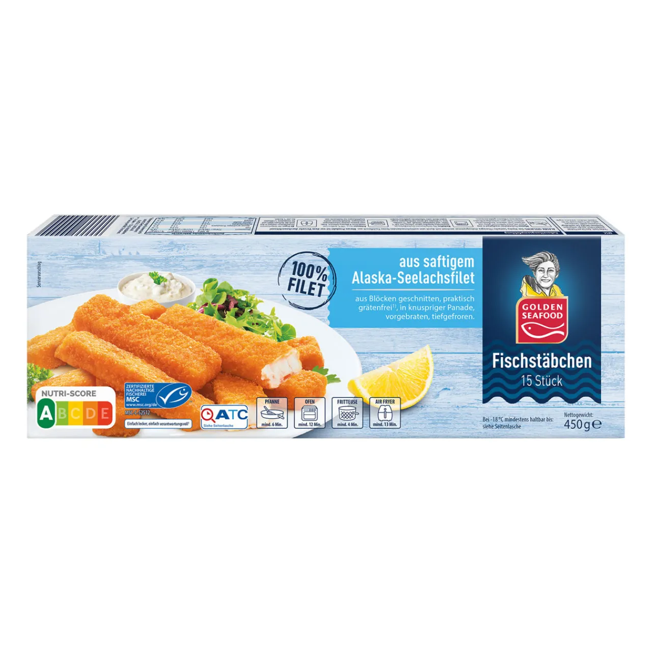 GOLDEN SEAFOOD Fischstäbchen