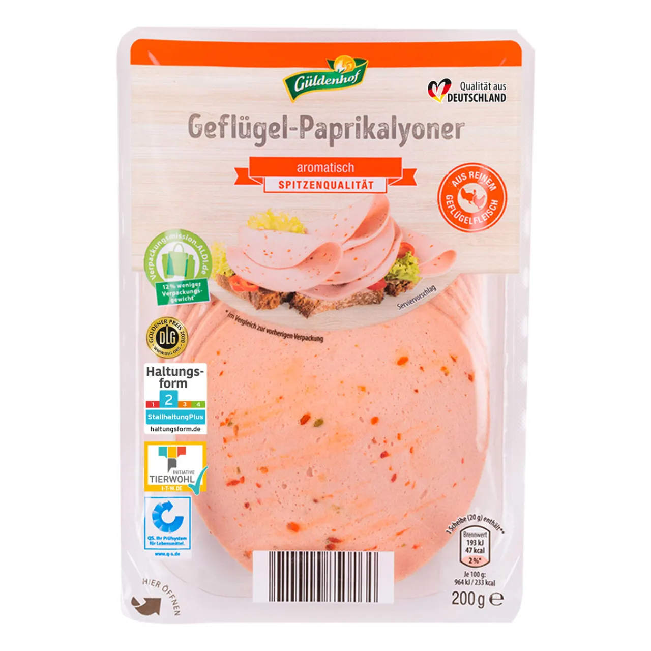 GÜLDENHOF Geflügel-Aufschnitt