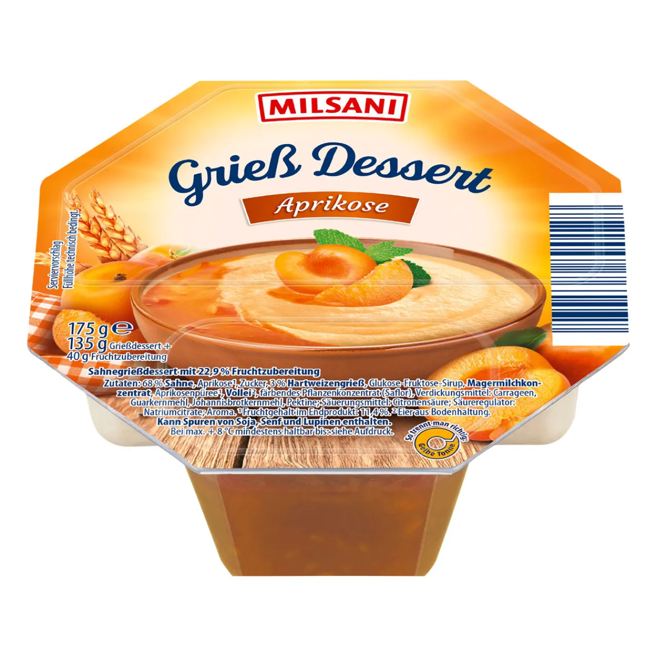 MILSANI Grieß Dessert