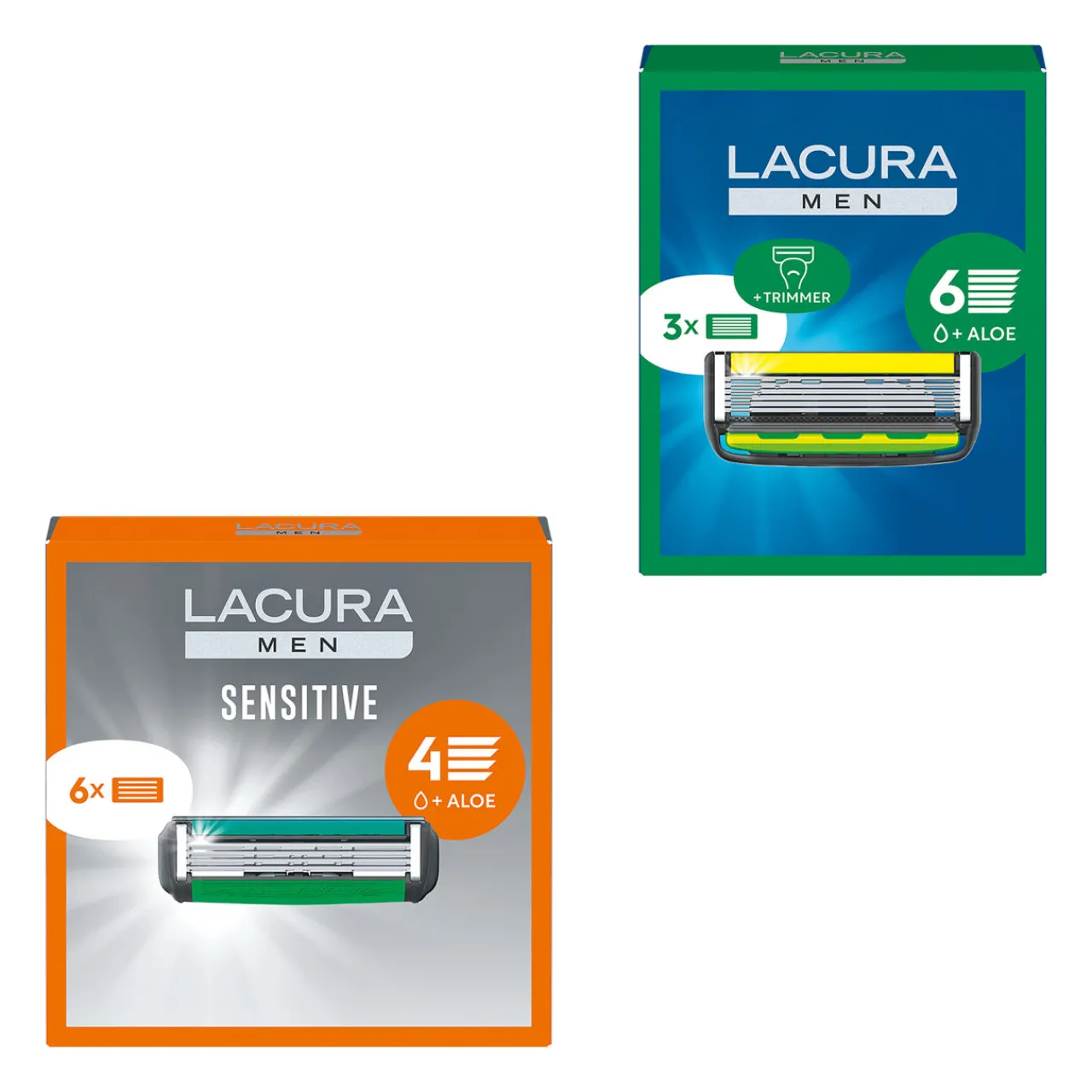 LACURA Herren-Rasierklingen