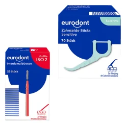 EURODONT Interdentalbürsten / Zahnseide / Zahnseide-Sticks