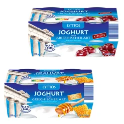 LYTTOS Joghurt griechische Art: Honig/Heidelbeere