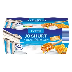 LYTTOS Joghurt griechische Art: Honig/Heidelbeere