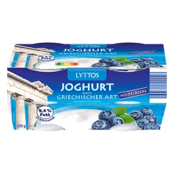 LYTTOS Joghurt griechische Art: Honig/Heidelbeere