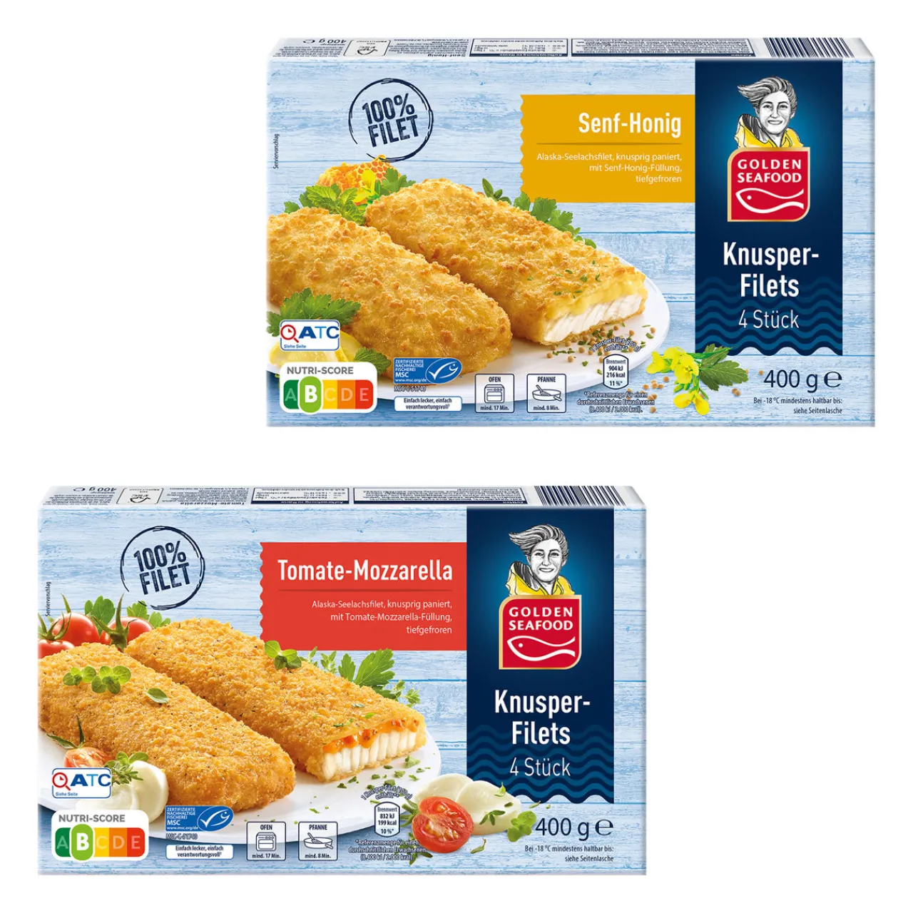 GOLDEN SEAFOOD Knusperfilets