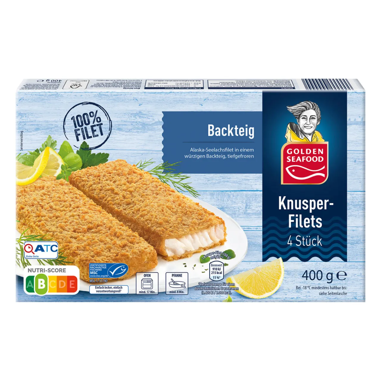 GOLDEN SEAFOOD Knusperfilets