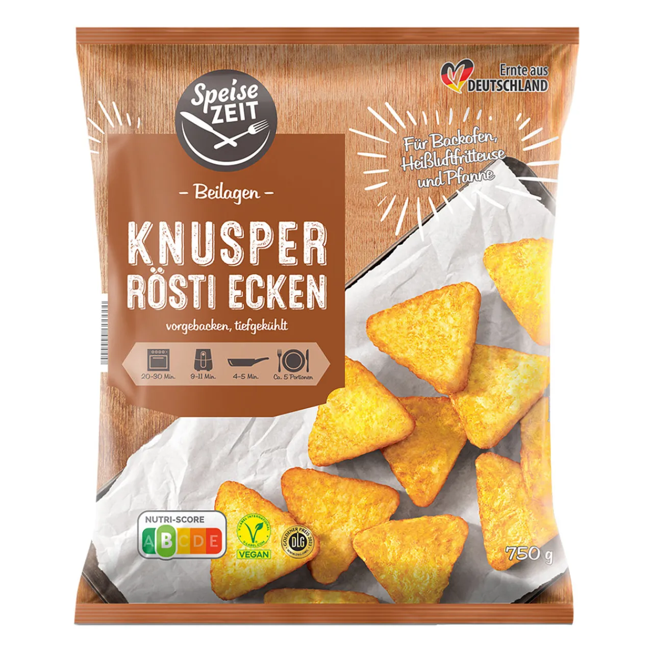 SPEISEZEIT Knusper-Kroketten / -Rösti-Ecken