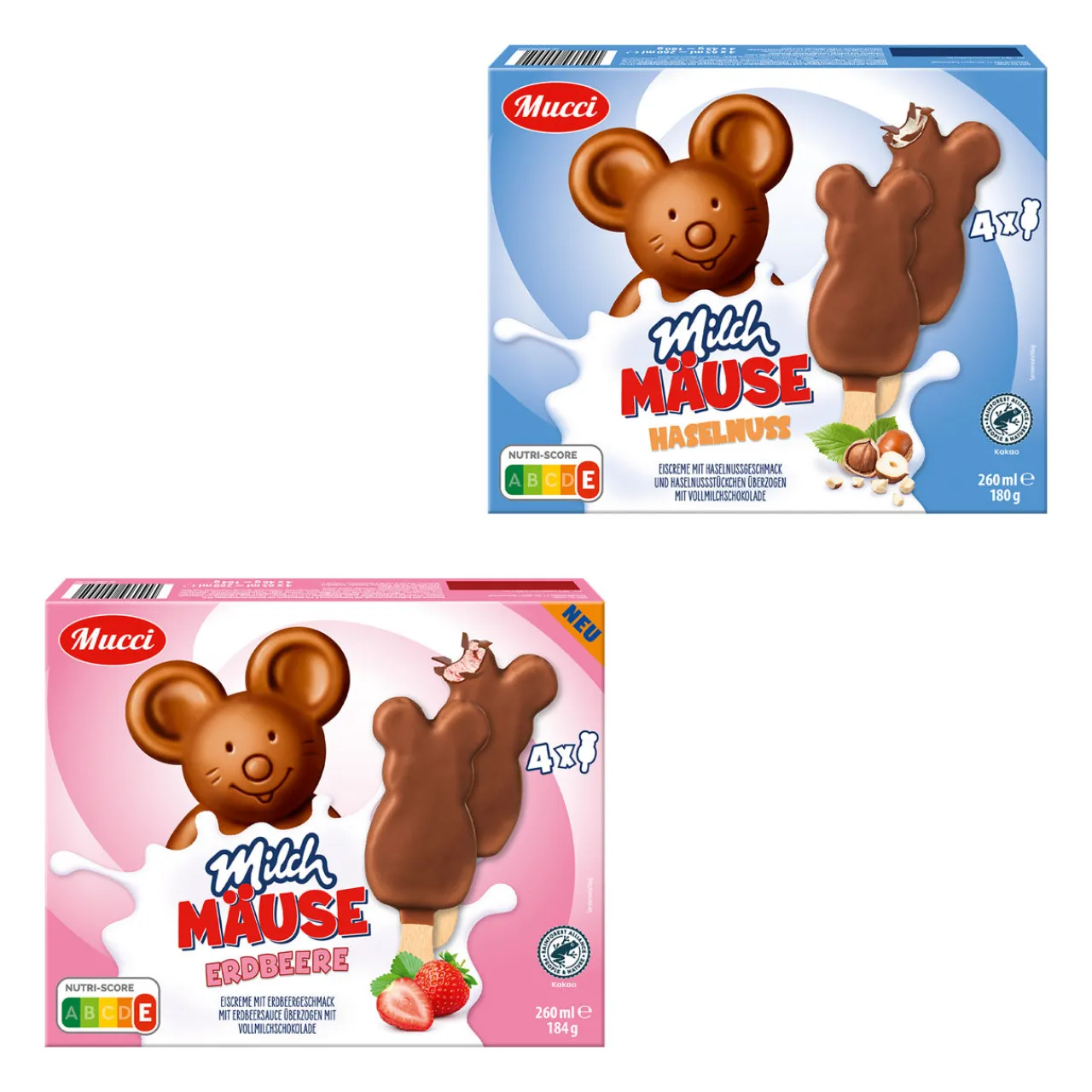 MUCCI Milch-Mäuse-Eis