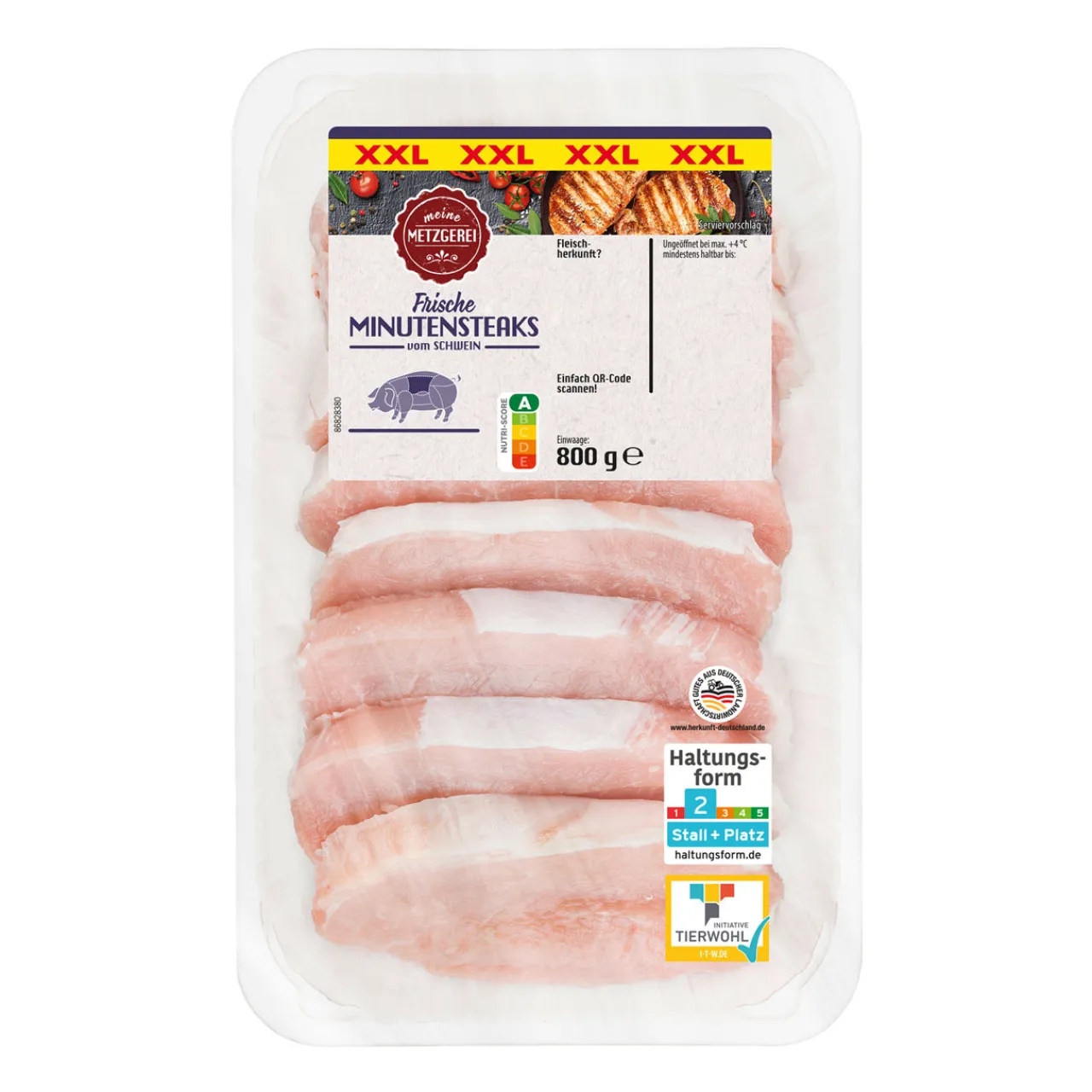 MEINE METZGEREI Minutensteaks XXL