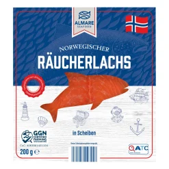 ALMARE Norwegischer Räucherlachs