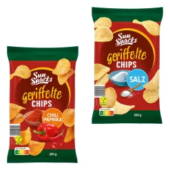 SUN SNACKS Riffle-Chips