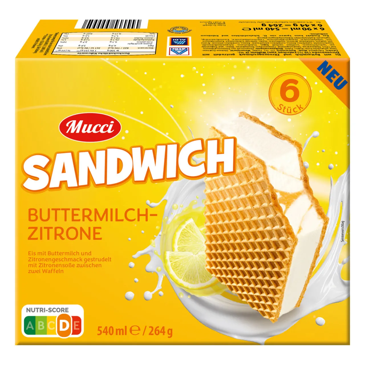 MUCCI Sandwich-Eis