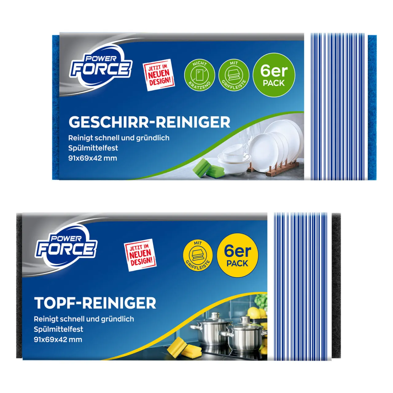 POWER FORCE Scheuerschwämme