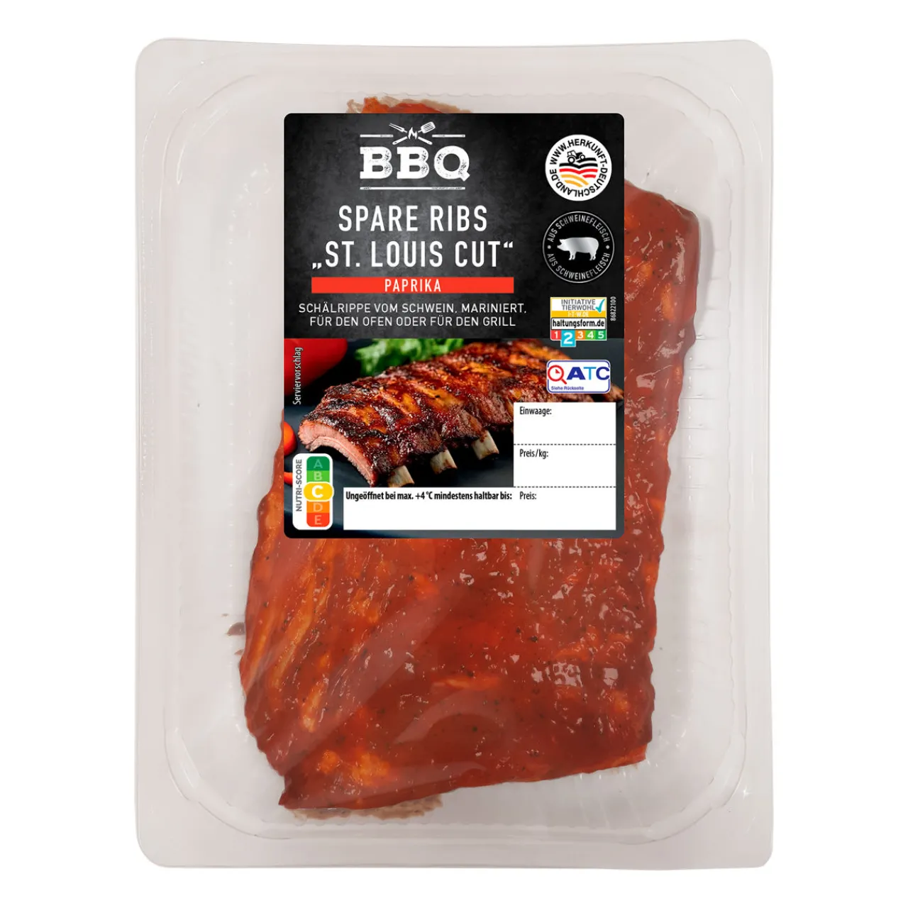 BBQ Spare Ribs „St. Louis Cut“