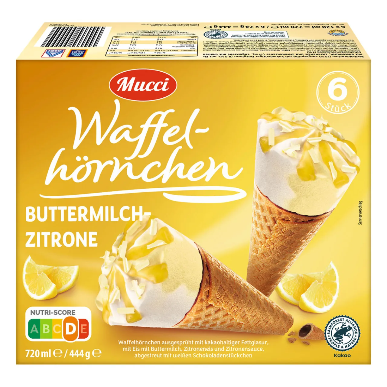 MUCCI Waffelhörnchen